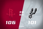 🏀杰伦-格林36分 小史密斯17+8 文班14+20+5+4帽 火箭复仇马刺